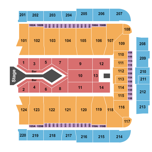 CFG Bank Arena Blake Shelton Seating Chart